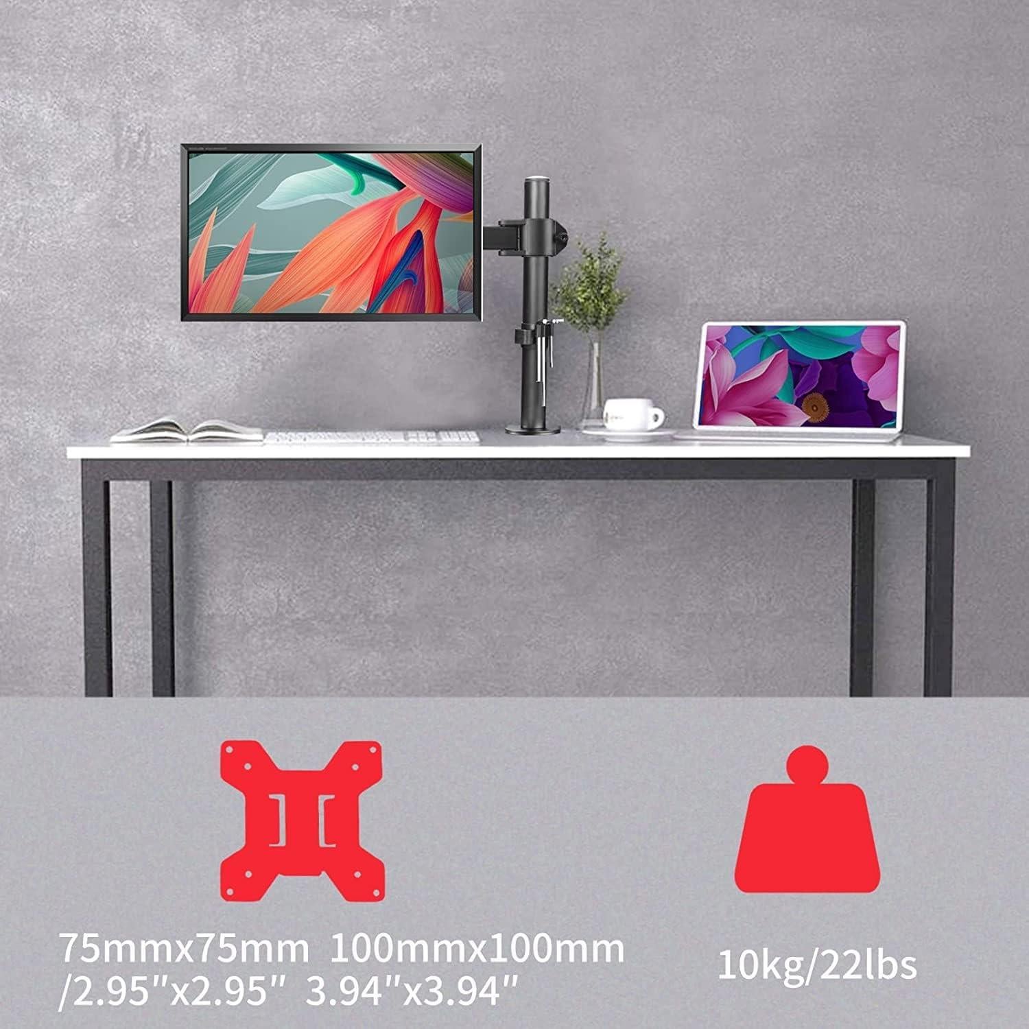 Soporte de Monitor Suptek MD9421 Ajustable 13" a 32" Negro