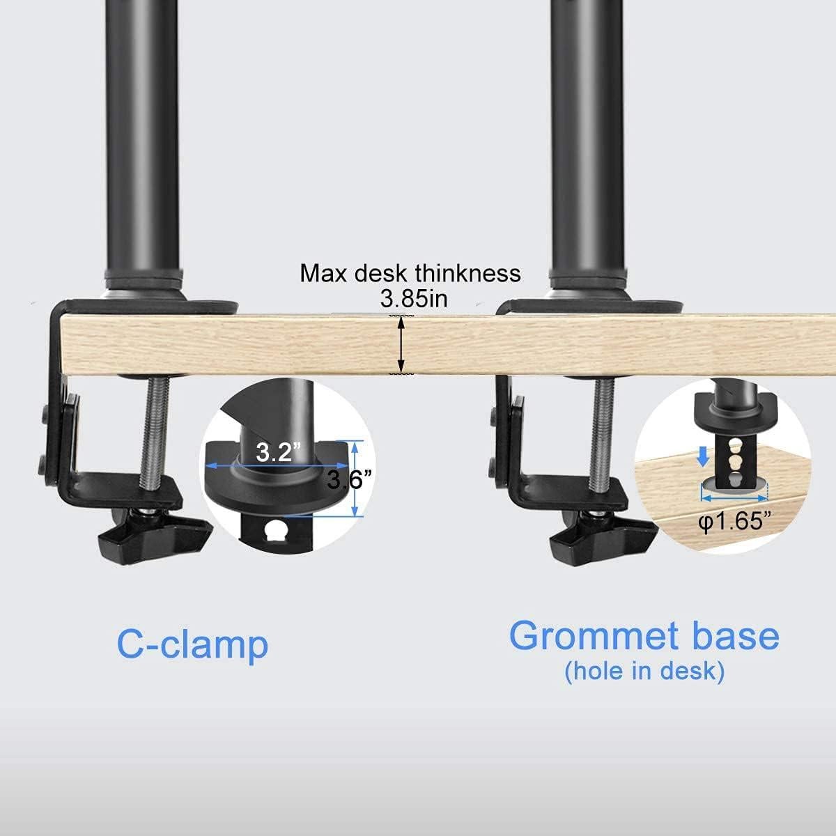 Soporte de Monitor Suptek MD9421 Ajustable 13" a 32" Negro