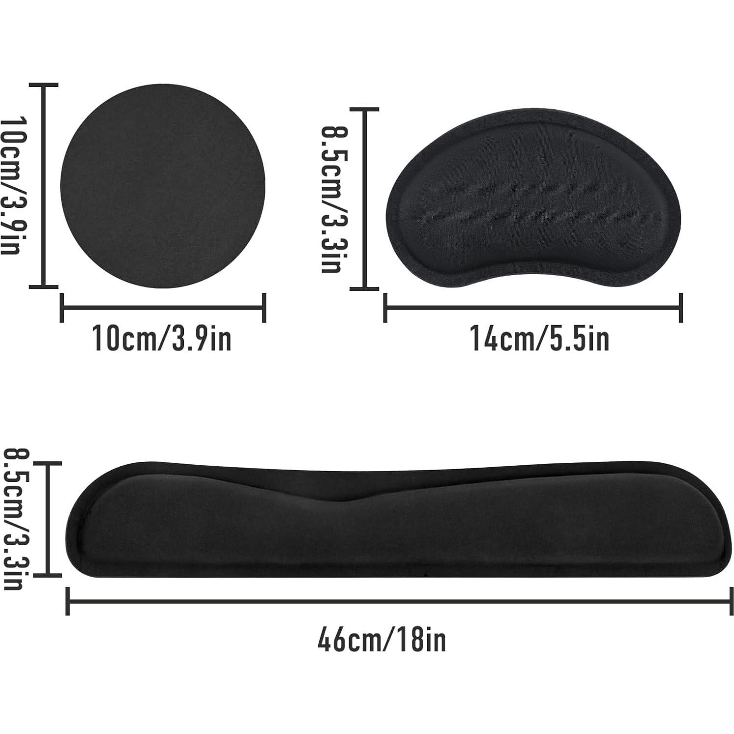 Conjunto Reposamuñecas Ergonómico ZYTONGMAO Gel Memoria