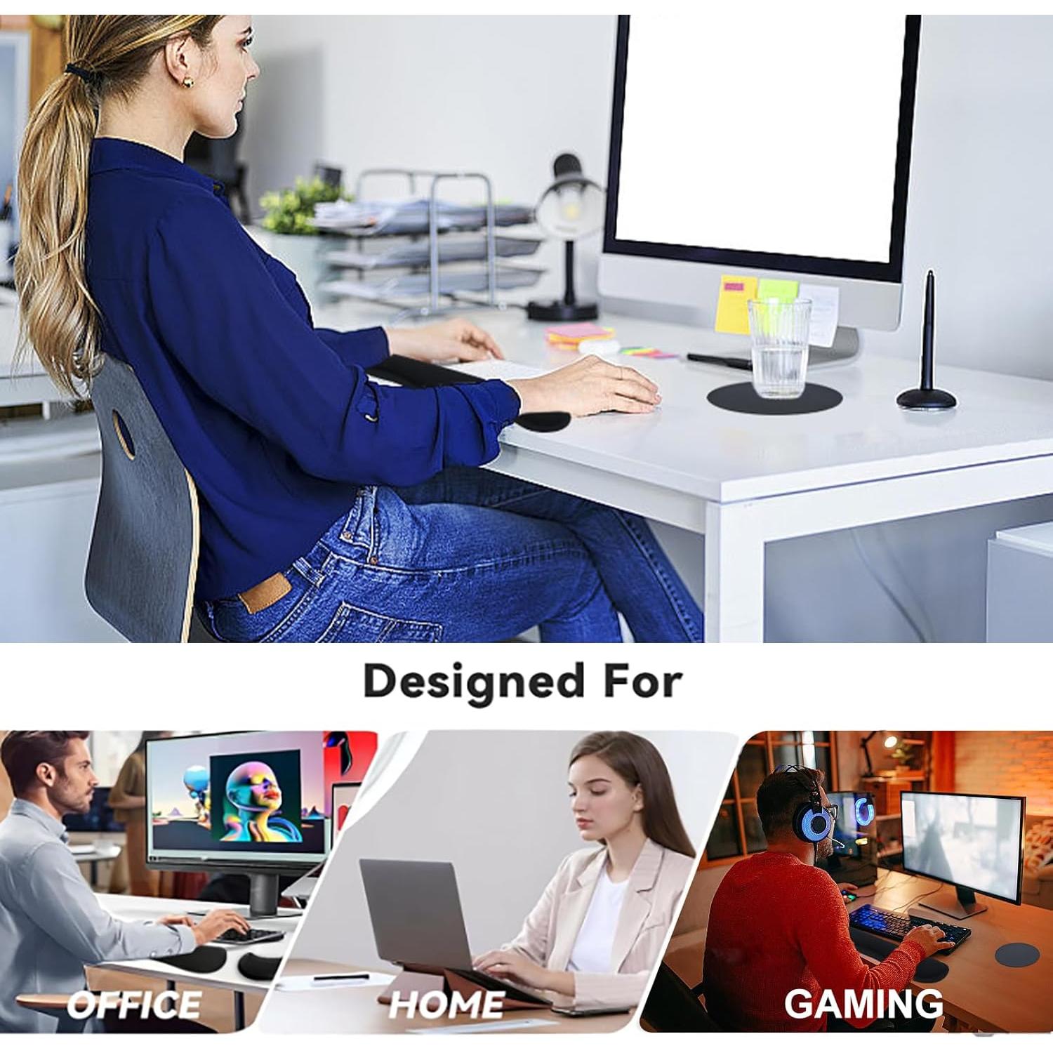 Conjunto Reposamuñecas Ergonómico ZYTONGMAO Gel Memoria