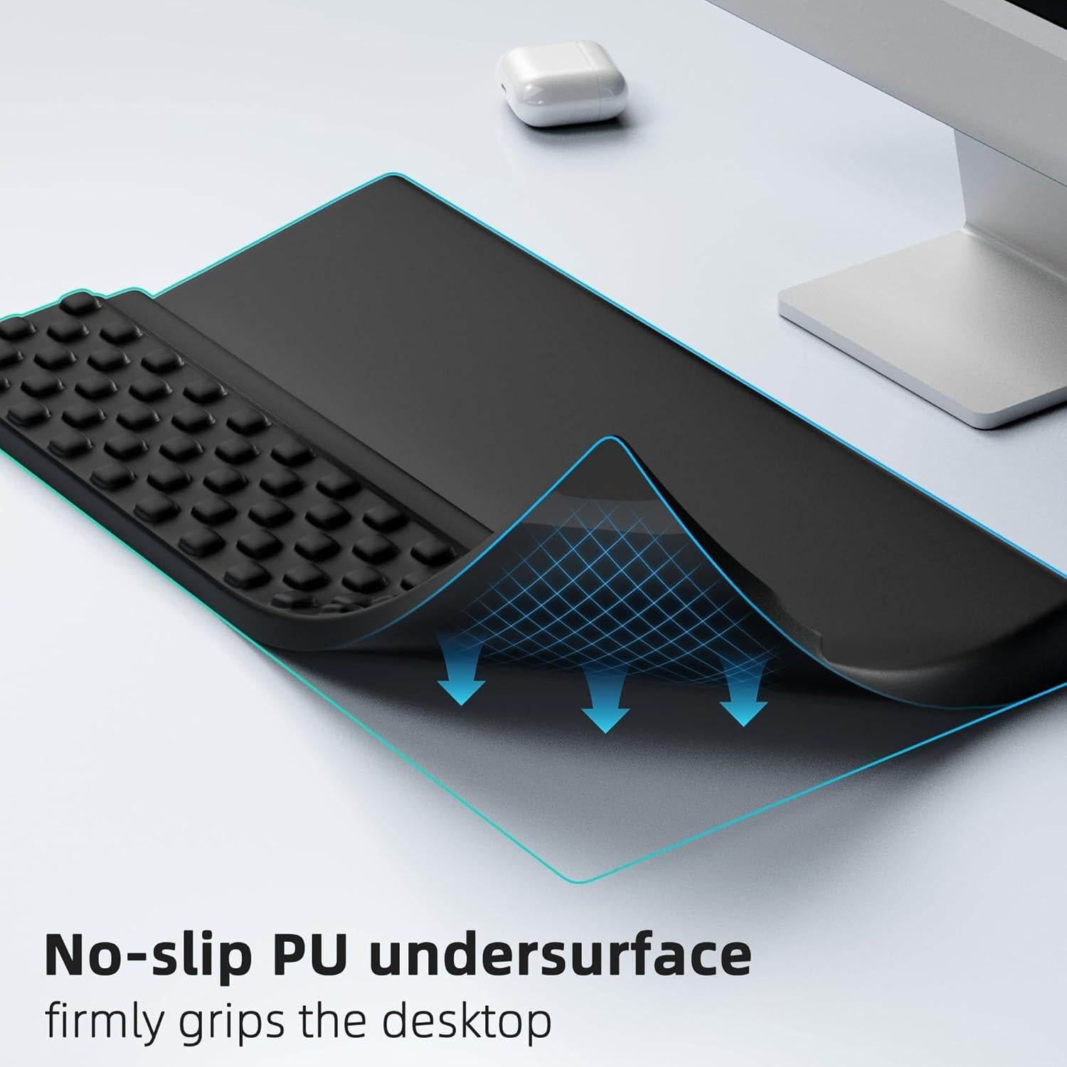 Soporte de Teclado Ergonómico Ospelelf con Reposamuñecas