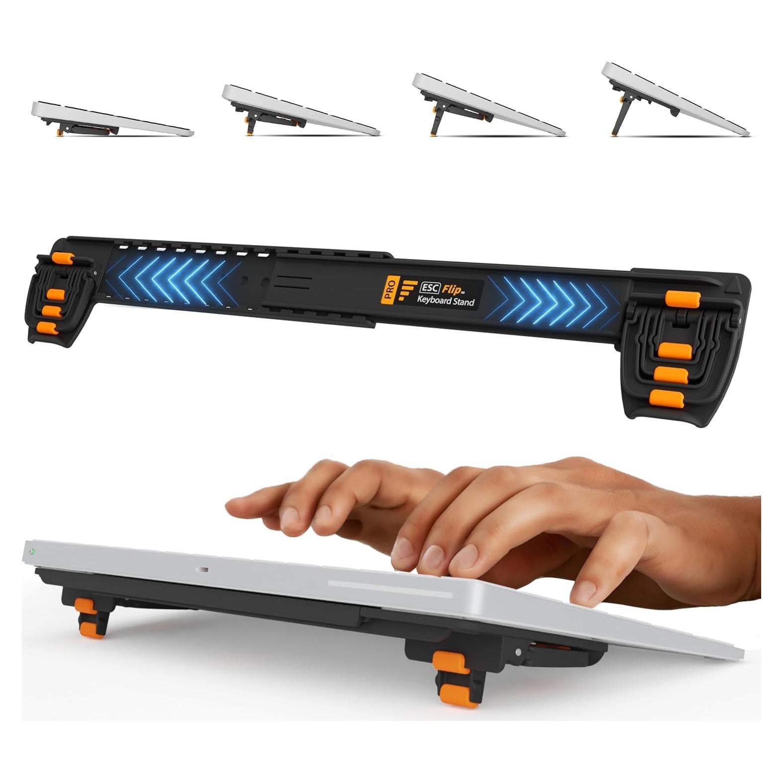 Soporte de Teclado Ajustable ESC Flip Pro Ergonómico 4 Niveles