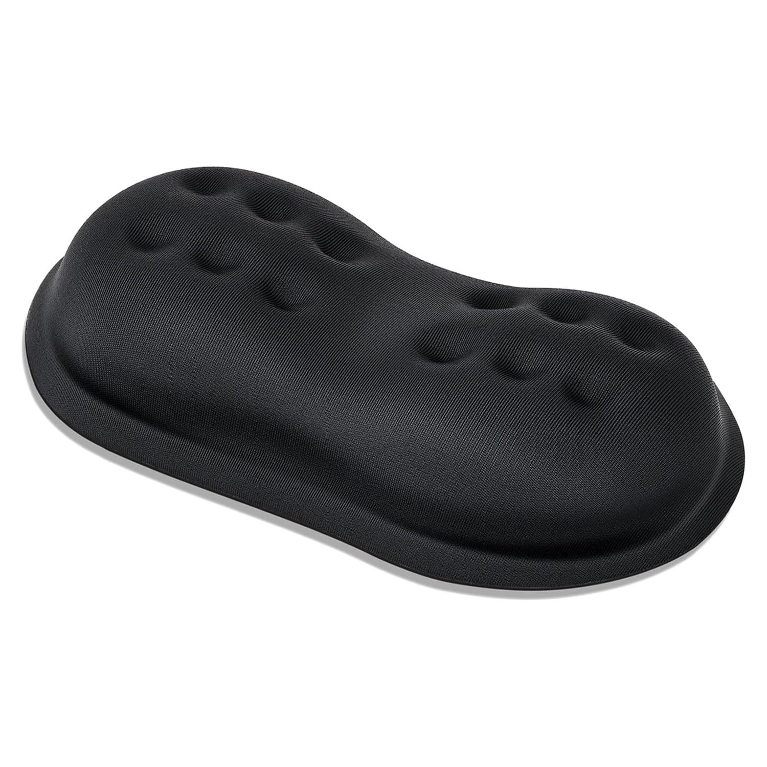 Reposamuñecas Ergonómico Vankey Negro con Espuma Viscoelástica