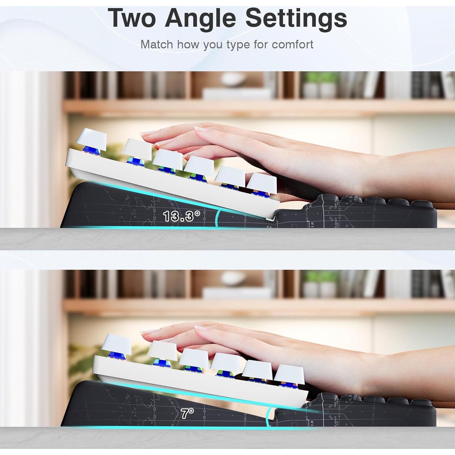 Almohadilla Ergonómica Ospelelf con Soporte para Teclado