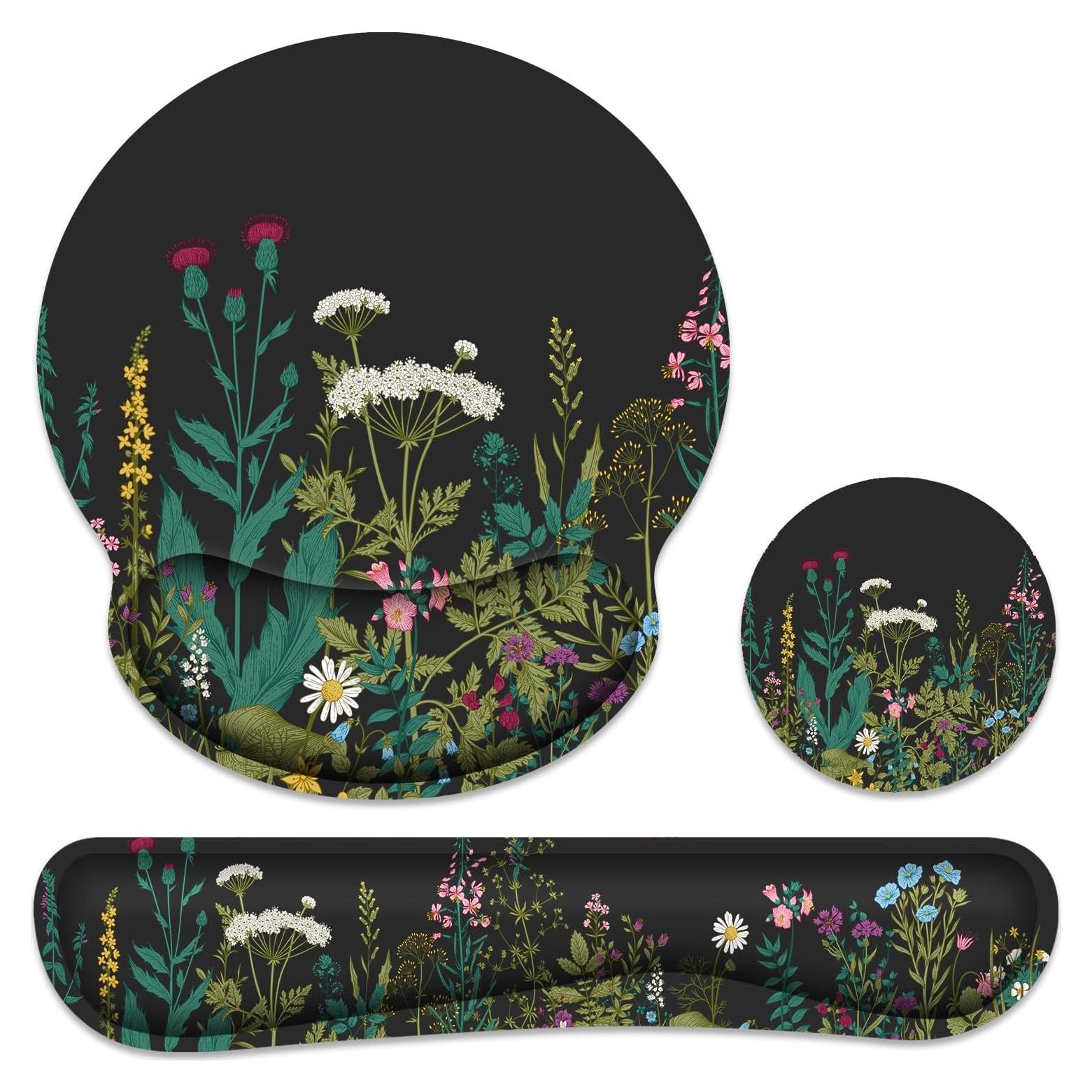 Almohadilla Ergonómica G JGOO con Reposamuñecas para Teclado y Ratón