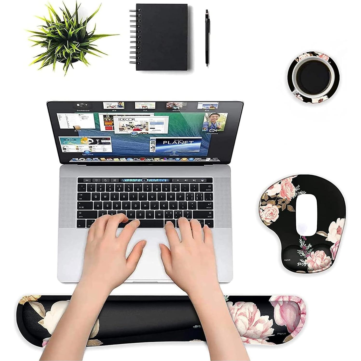 Soporte de Reposamuñecas MOSISO Ergonómico Negro