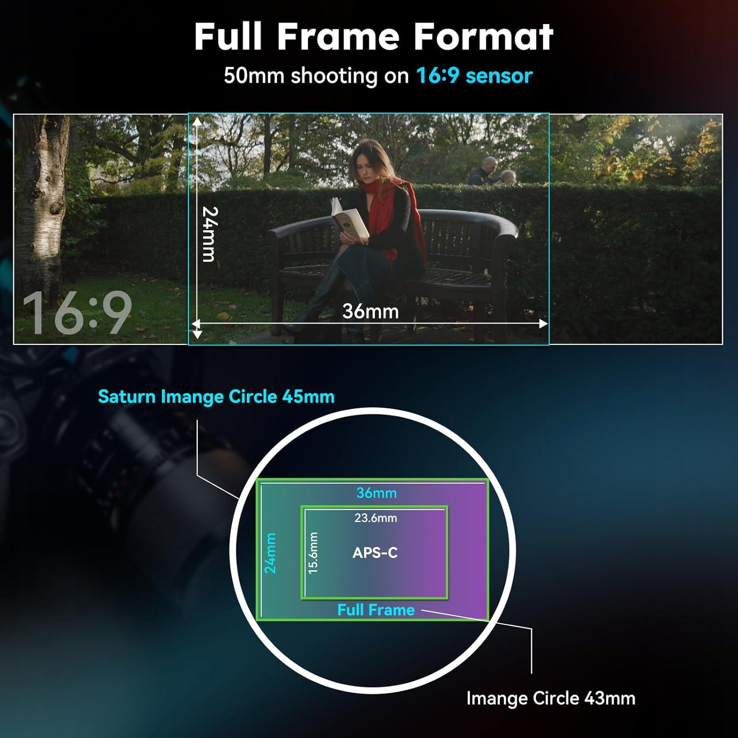 Lente Anamórfica SIRUI Saturn 50mm T2.9 Montura Z