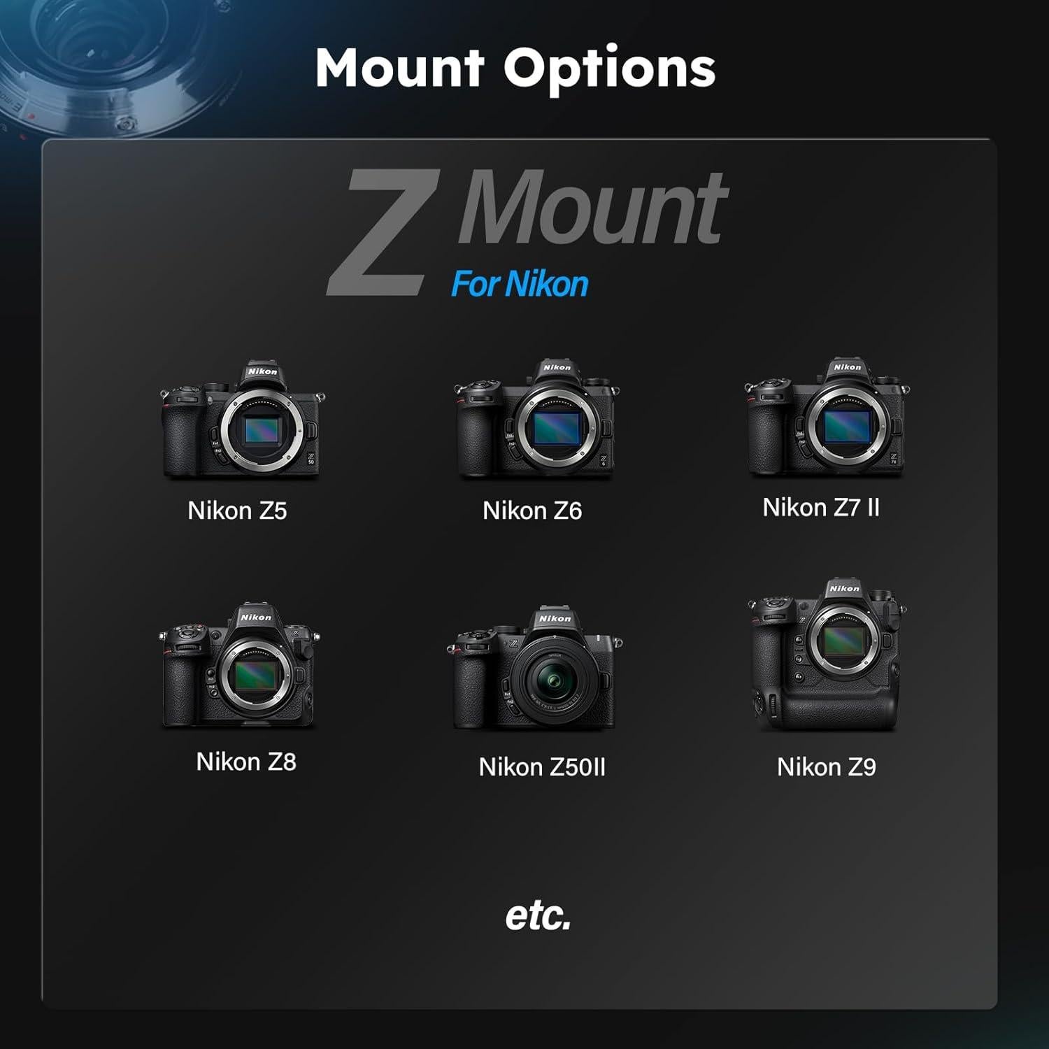 Lente Anamórfica SIRUI Saturn 50mm T2.9 Montura Z