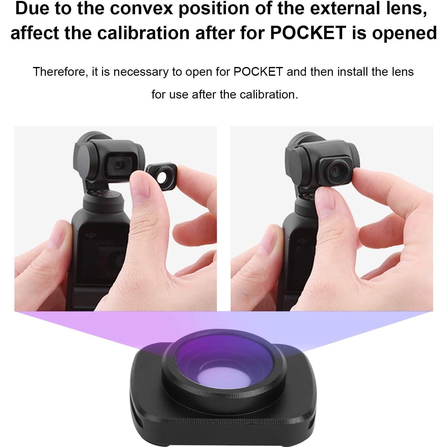 Lente Gran Angular Magnética Bindpo para DJI OSMO - 23g