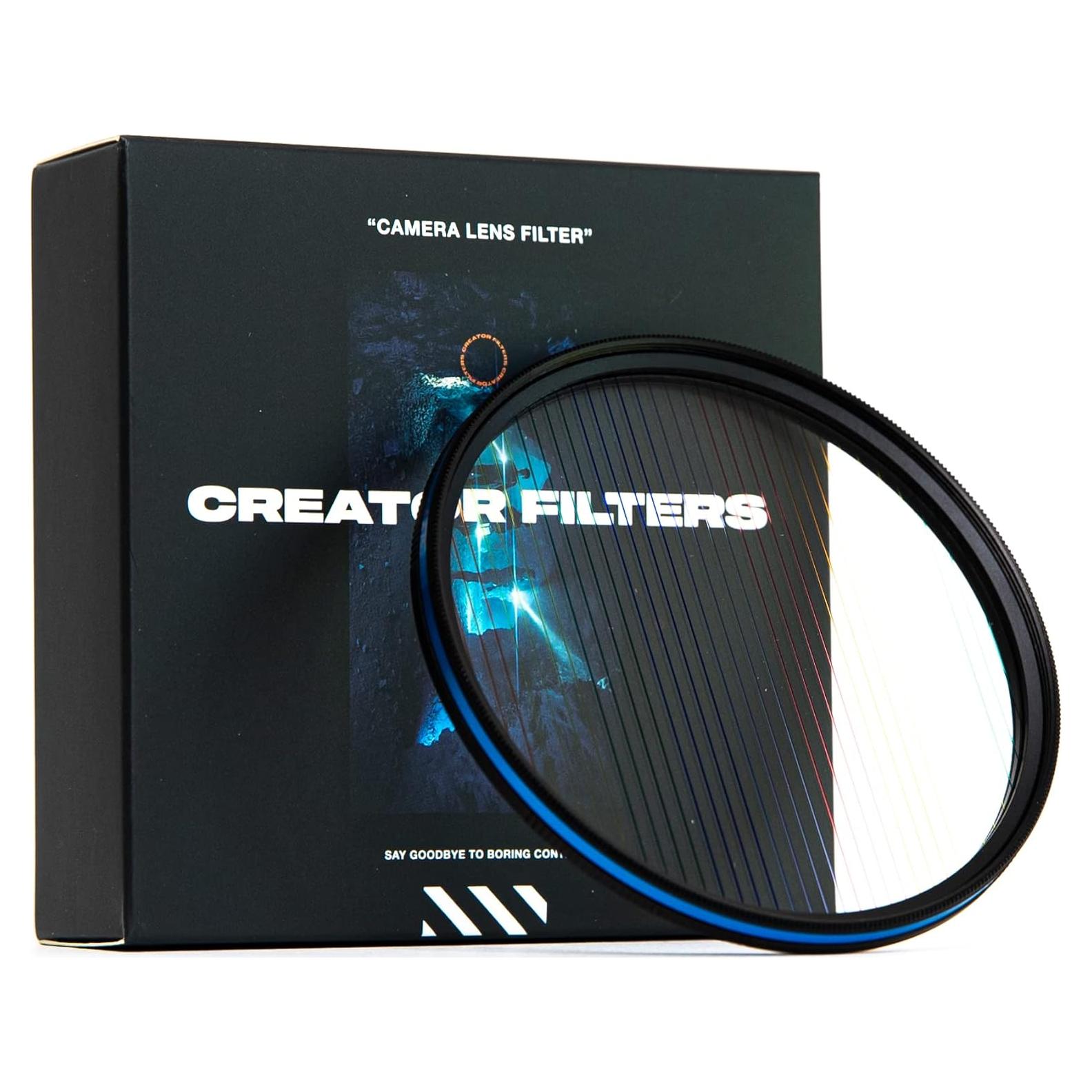 Filtro de lente Anamorfake Streak Creator FX 82mm