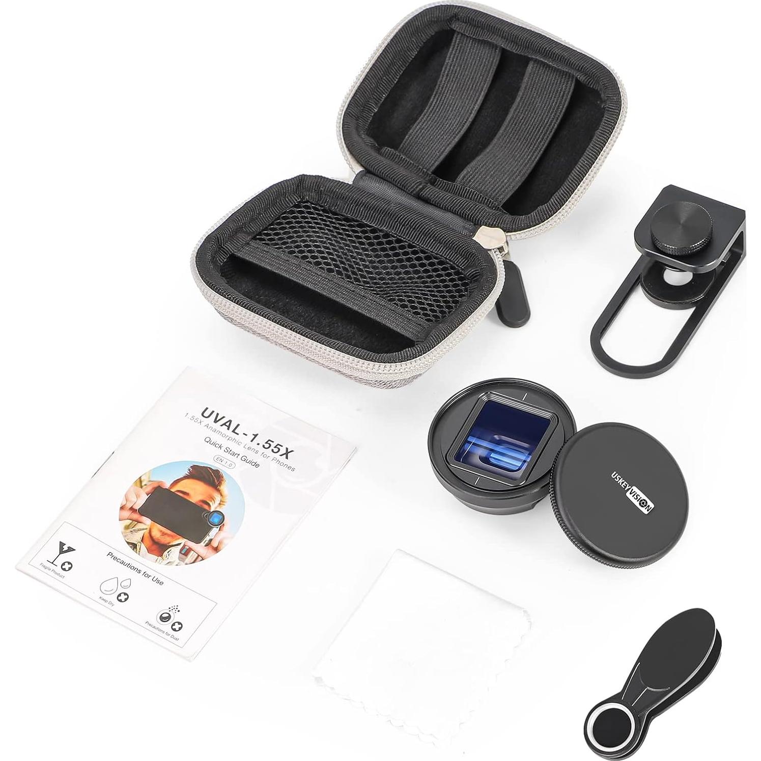 Lente Anamórfico 1.55X USKEYVISION para iPhone y Android