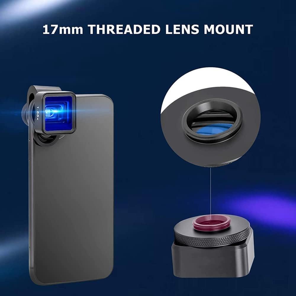 Lente Anamórfico 1.55X Leshareselect para iPhone/Android