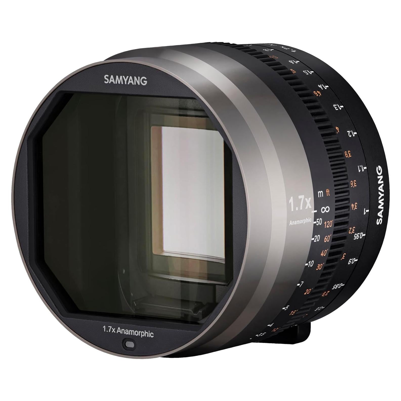 Adaptador Anamórfico 1.7X Samyang V-AF para Lentes