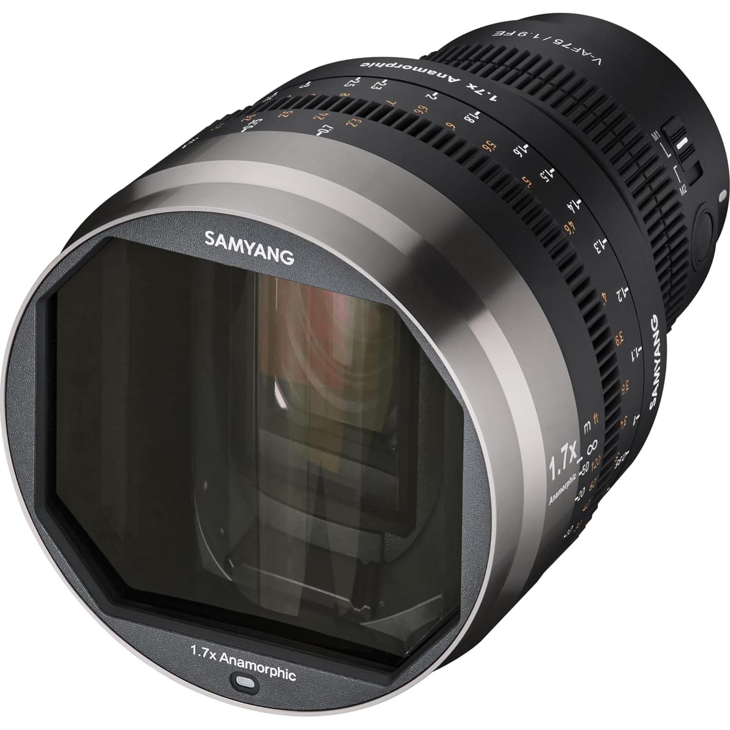 Adaptador Anamórfico 1.7X Samyang V-AF para Lentes