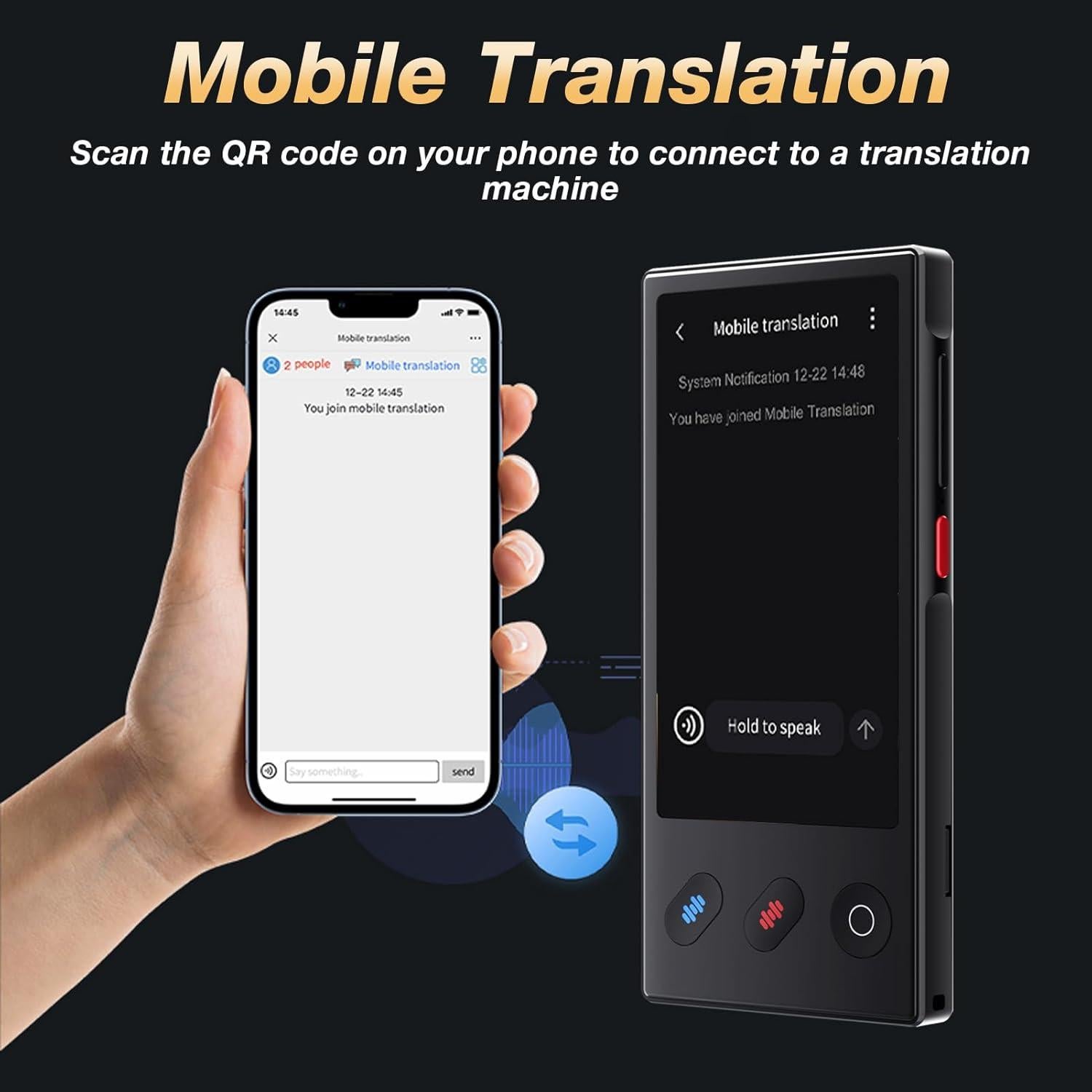 Traductor de Idiomas LULUCKCK 148+ Idiomas Portátil