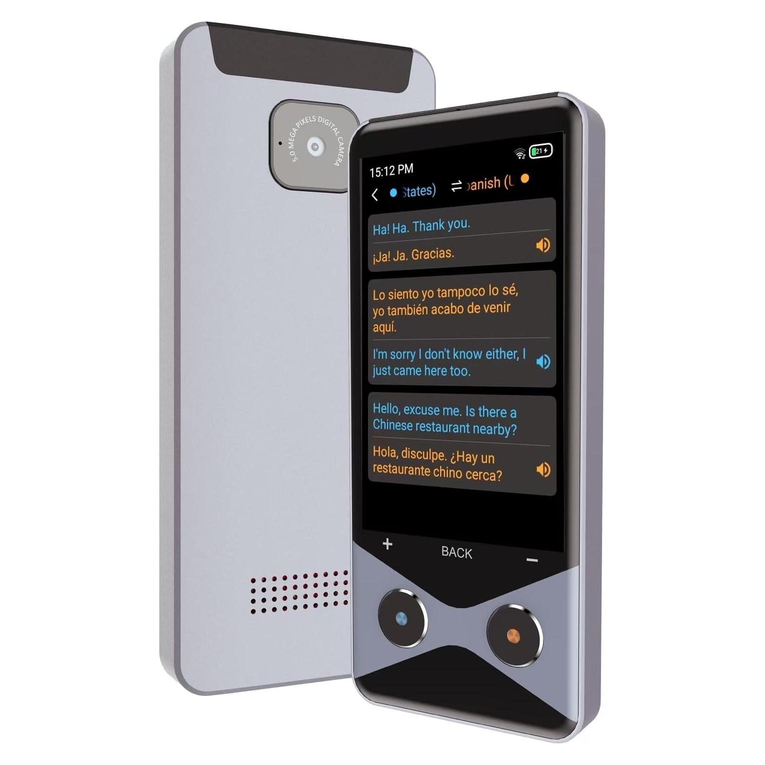 Traductor de Idiomas SKARA 2025 AI 150 Idiomas 4G Gris