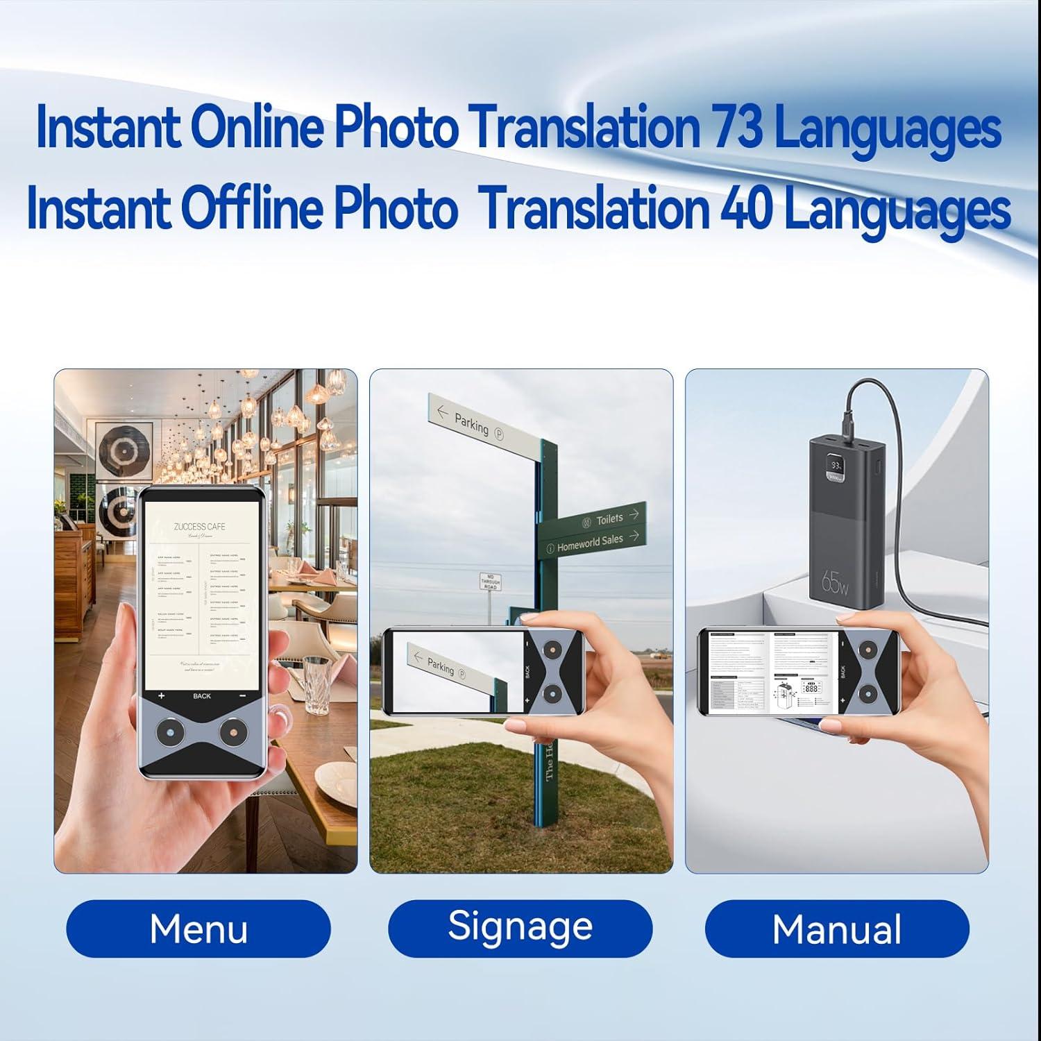 Traductor de Idiomas SKARA 2025 AI 150 Idiomas 4G Gris