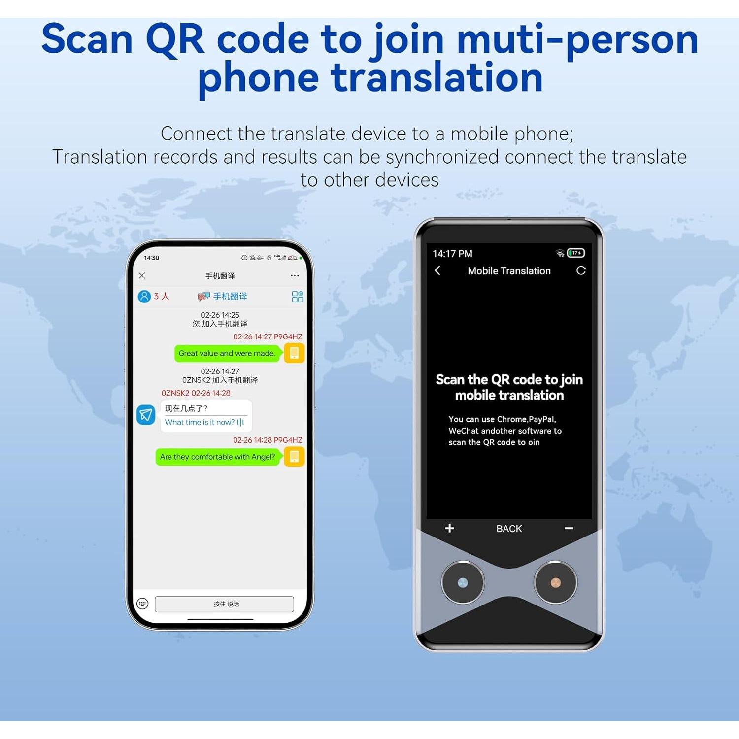 Traductor de Idiomas SKARA 2025 AI 150 Idiomas 4G Gris