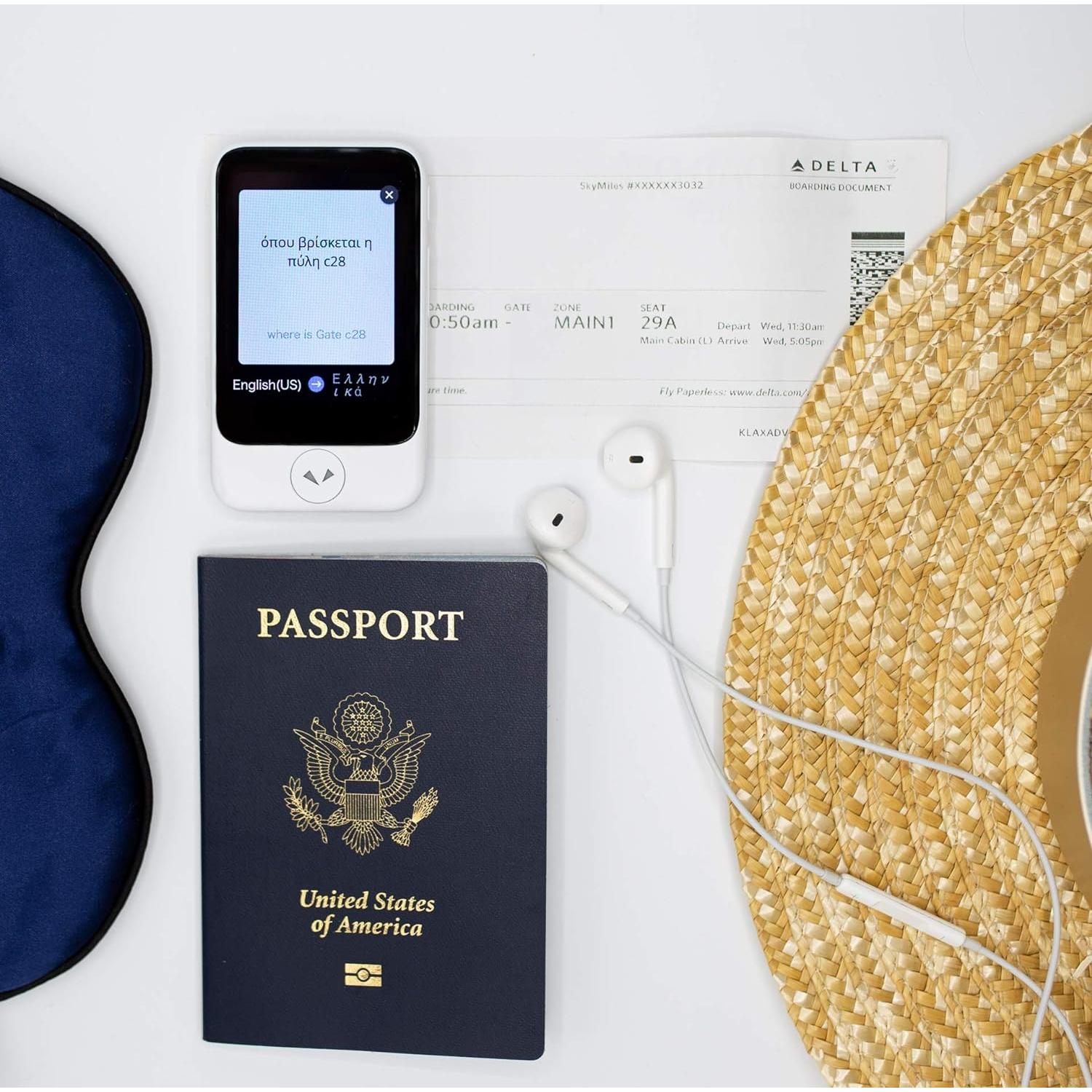 Traductor de Voz Pocketalk S Blanco 2 Años Datos LTE