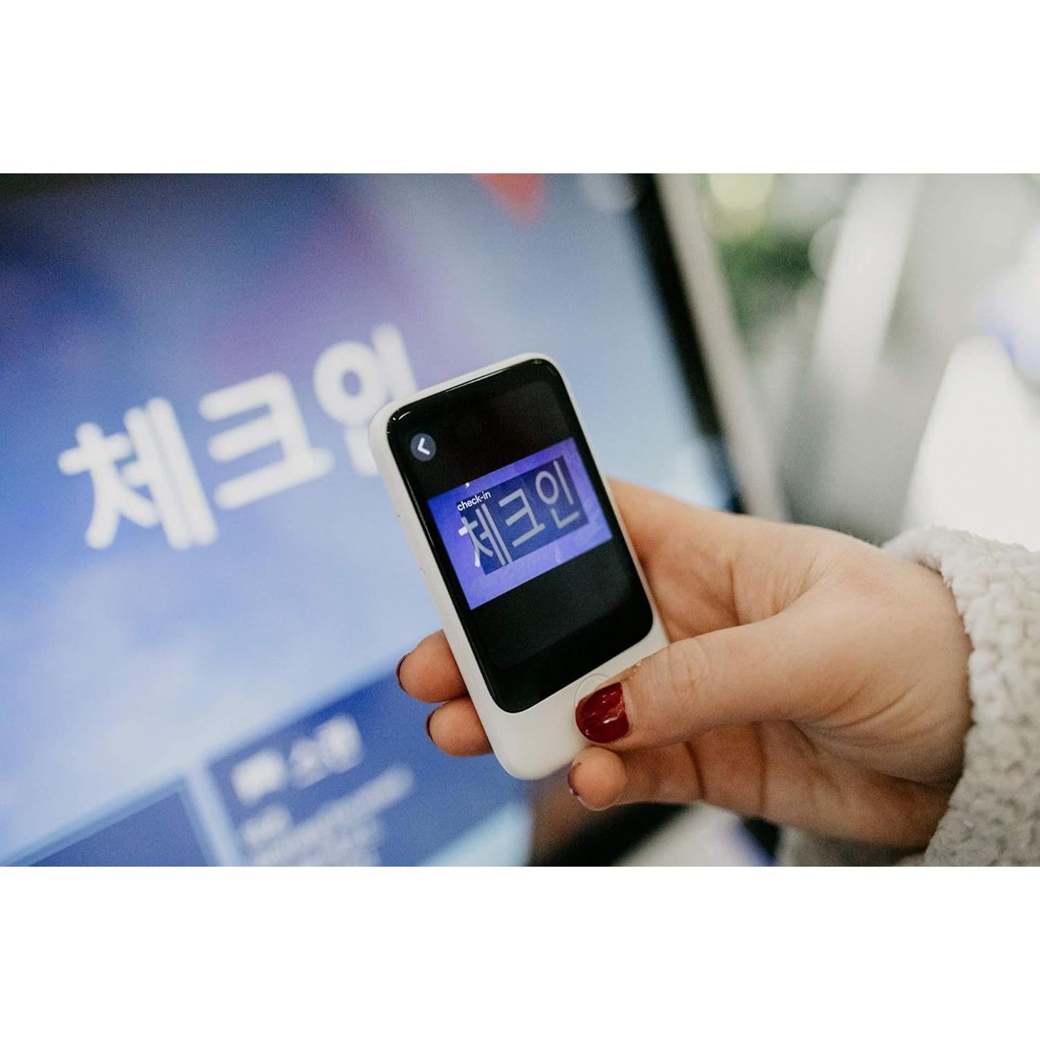 Traductor de Voz Pocketalk S Blanco 2 Años Datos LTE