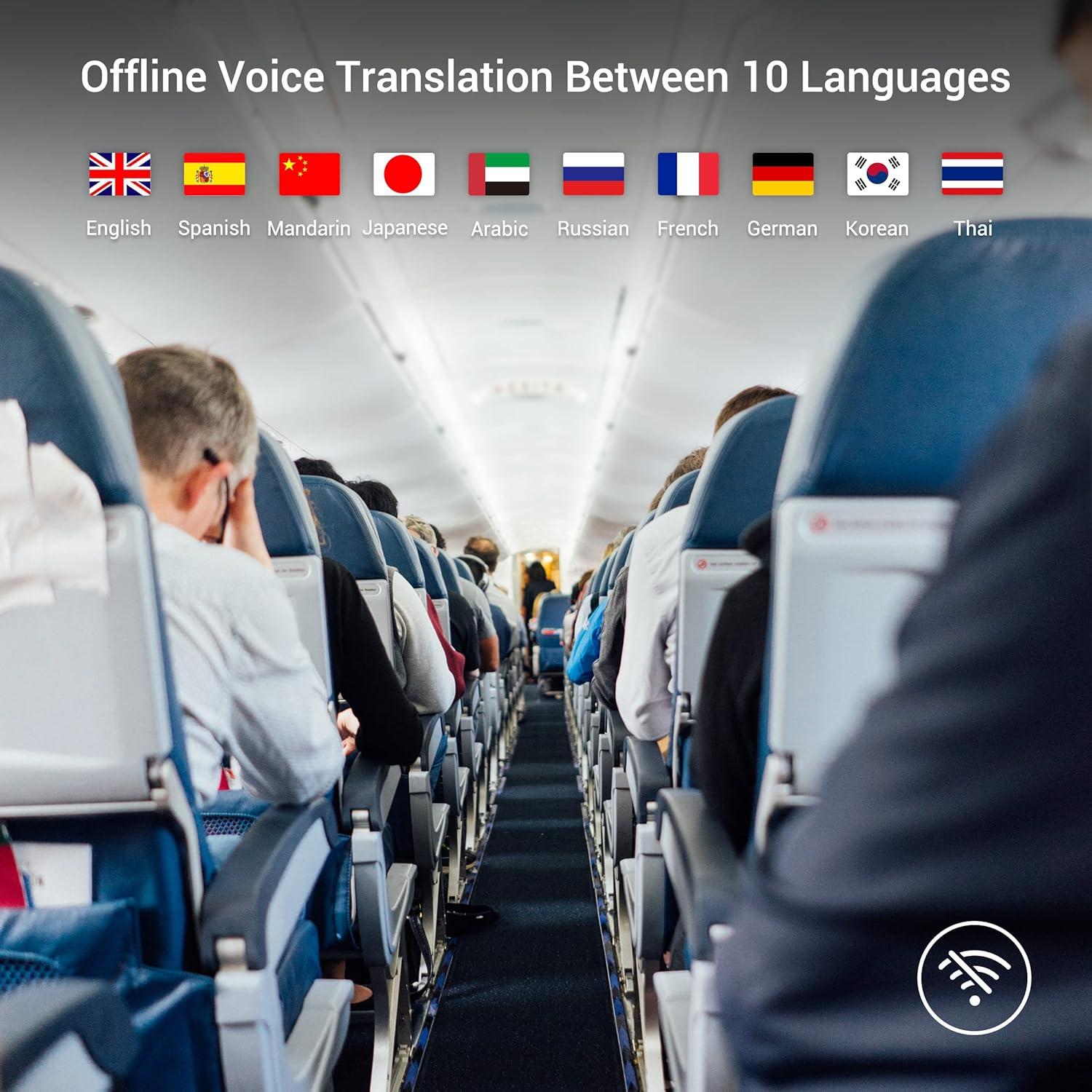 Traductor de Idiomas Anfier W12 144 Idiomas Pantalla 9.4cm