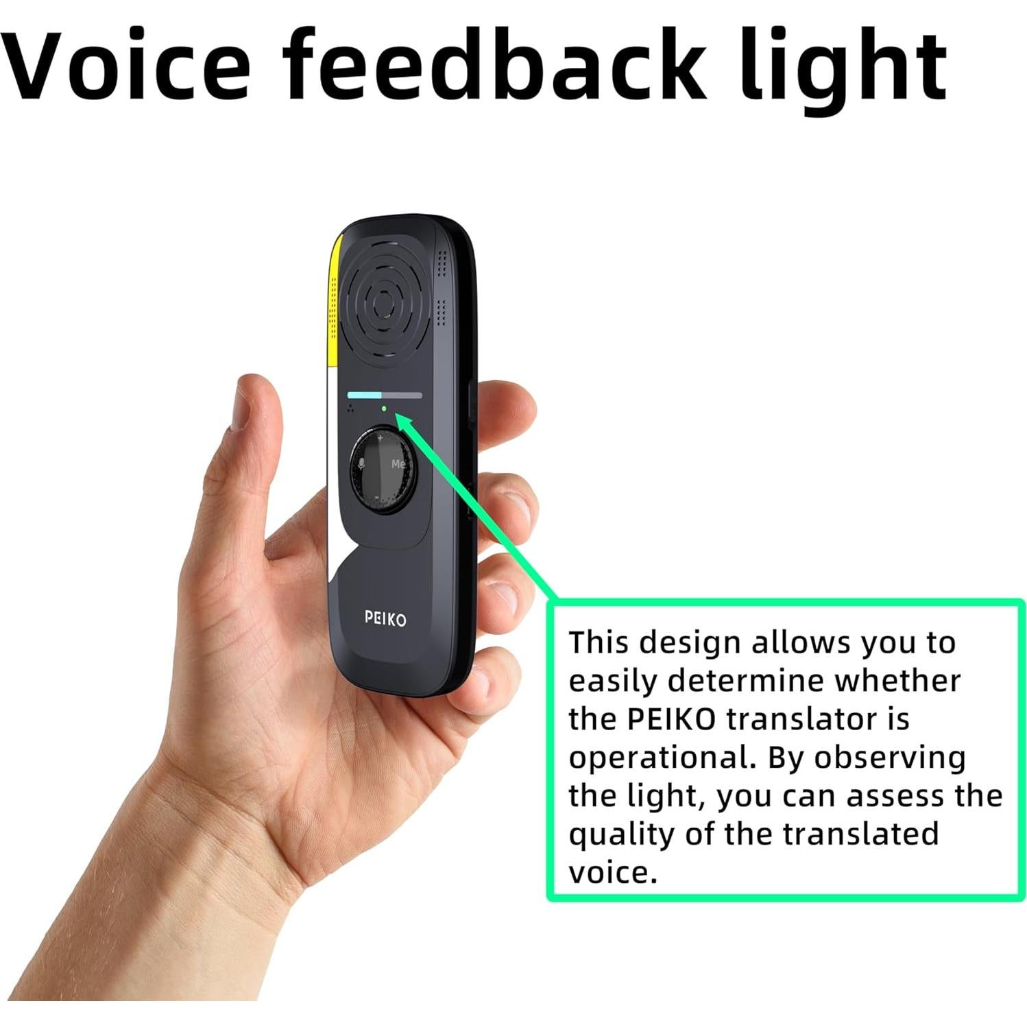 Traductor de Voz AI Peiko Trbox01, Soporta 75 Idiomas