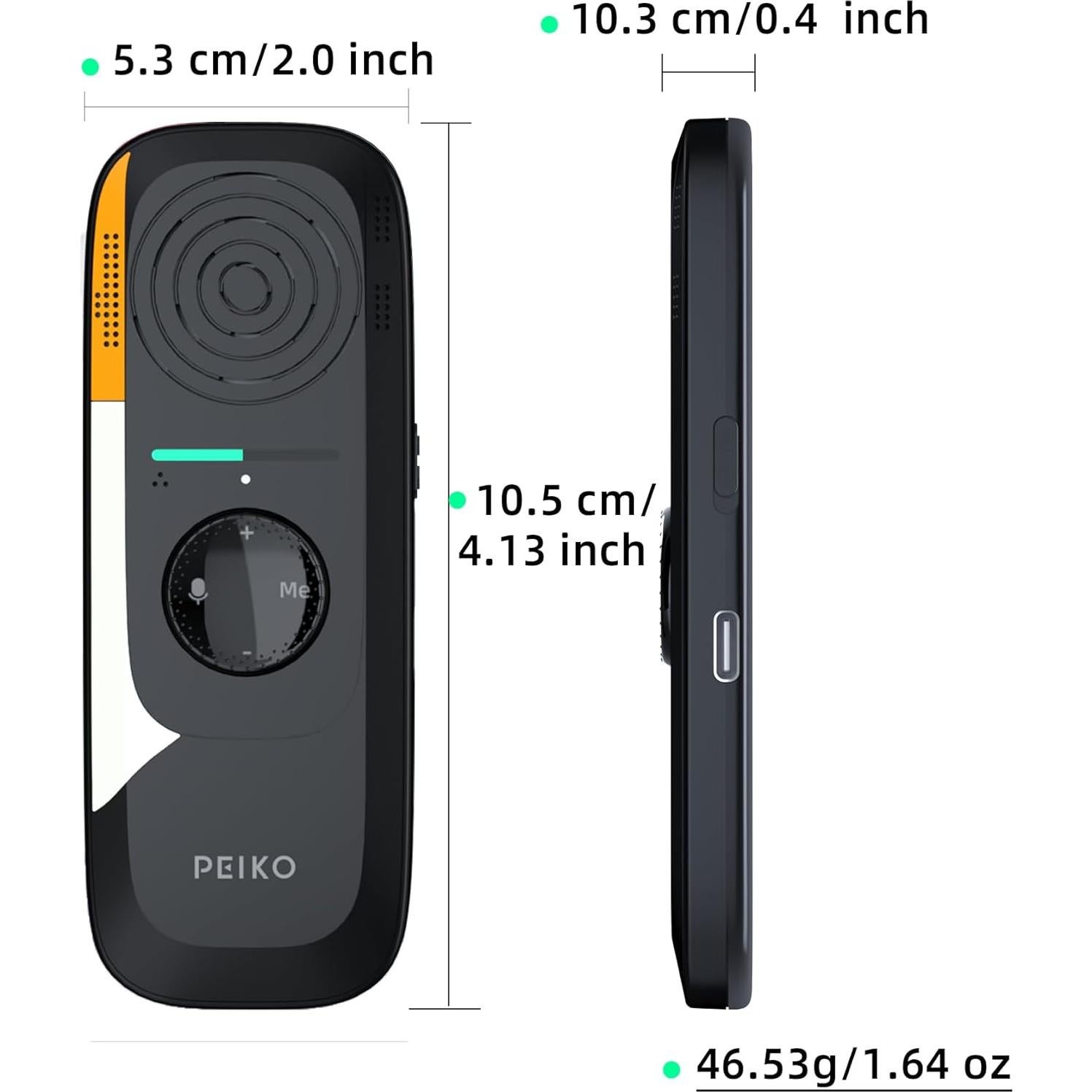 Traductor de Voz AI Peiko Trbox01, Soporta 75 Idiomas