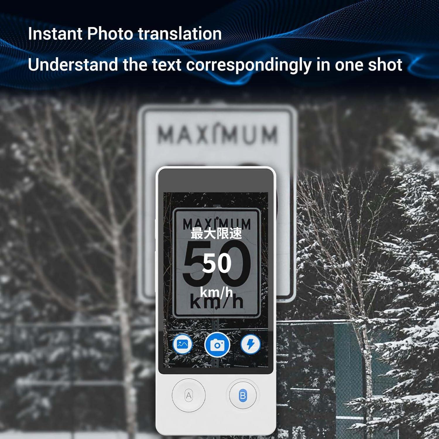 Traductor Offline Wooask W12 144 Idiomas 98% Precisión
