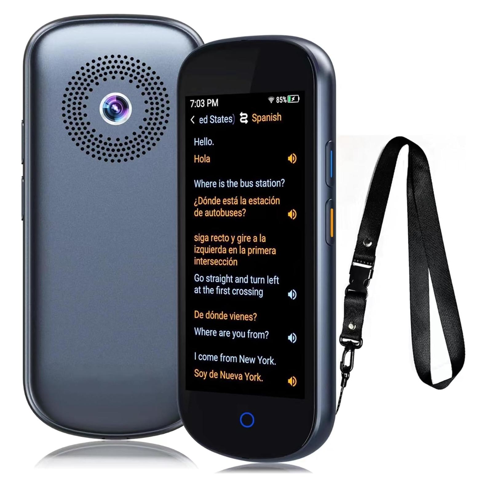 Traductor de Idiomas Neyes 2024, 137 Idiomas, 4" HD