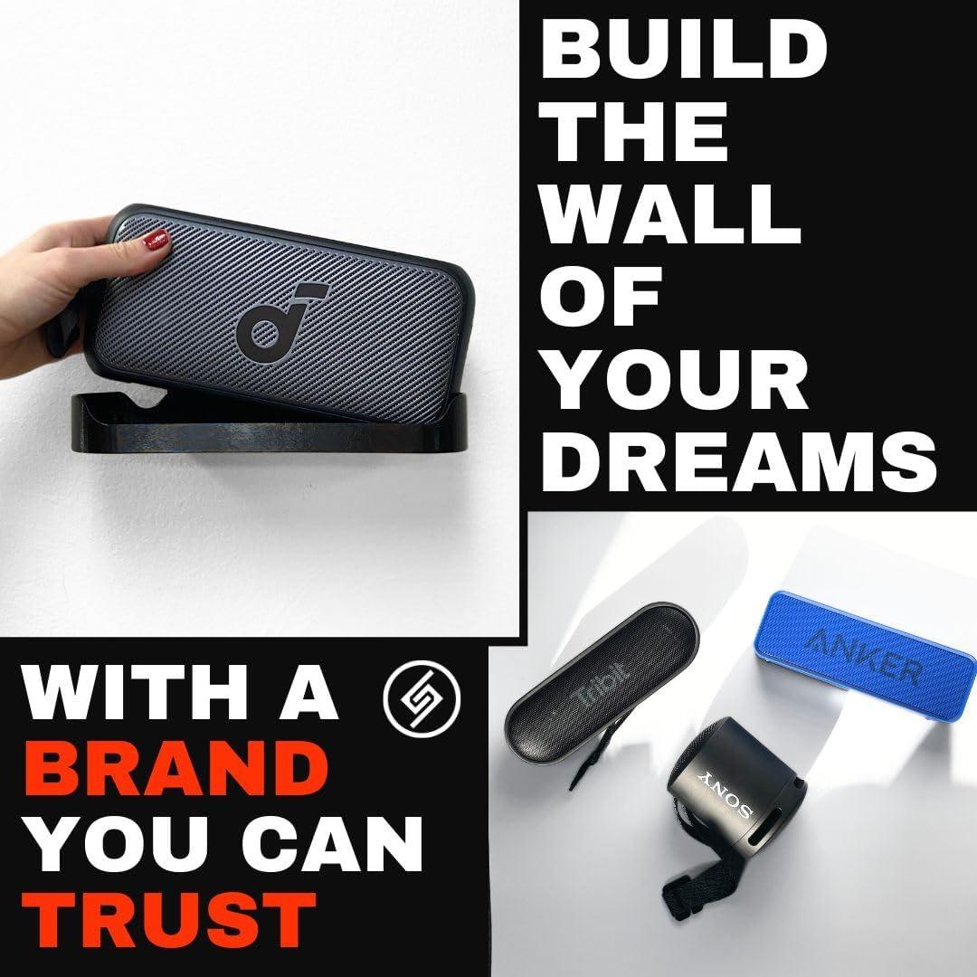 Soporte de Pared Spartan Mounts para Altavoz Tribit Stormbox Micro