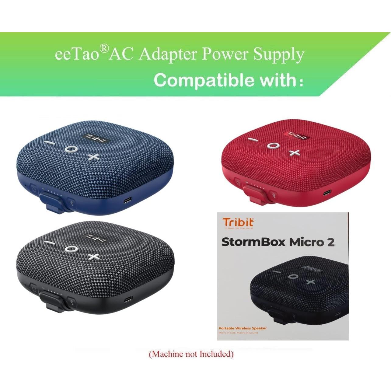 Adaptador AC/DC 5V + Cable USB C eeTao para Tribit Stormbox Micro2