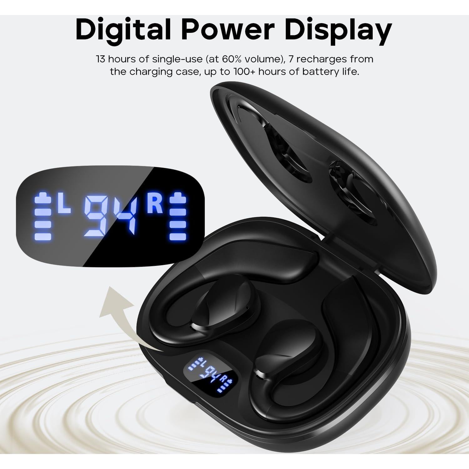 Auriculares Inalámbricos Tribit OpenGo, Bluetooth 5.3, IPX5