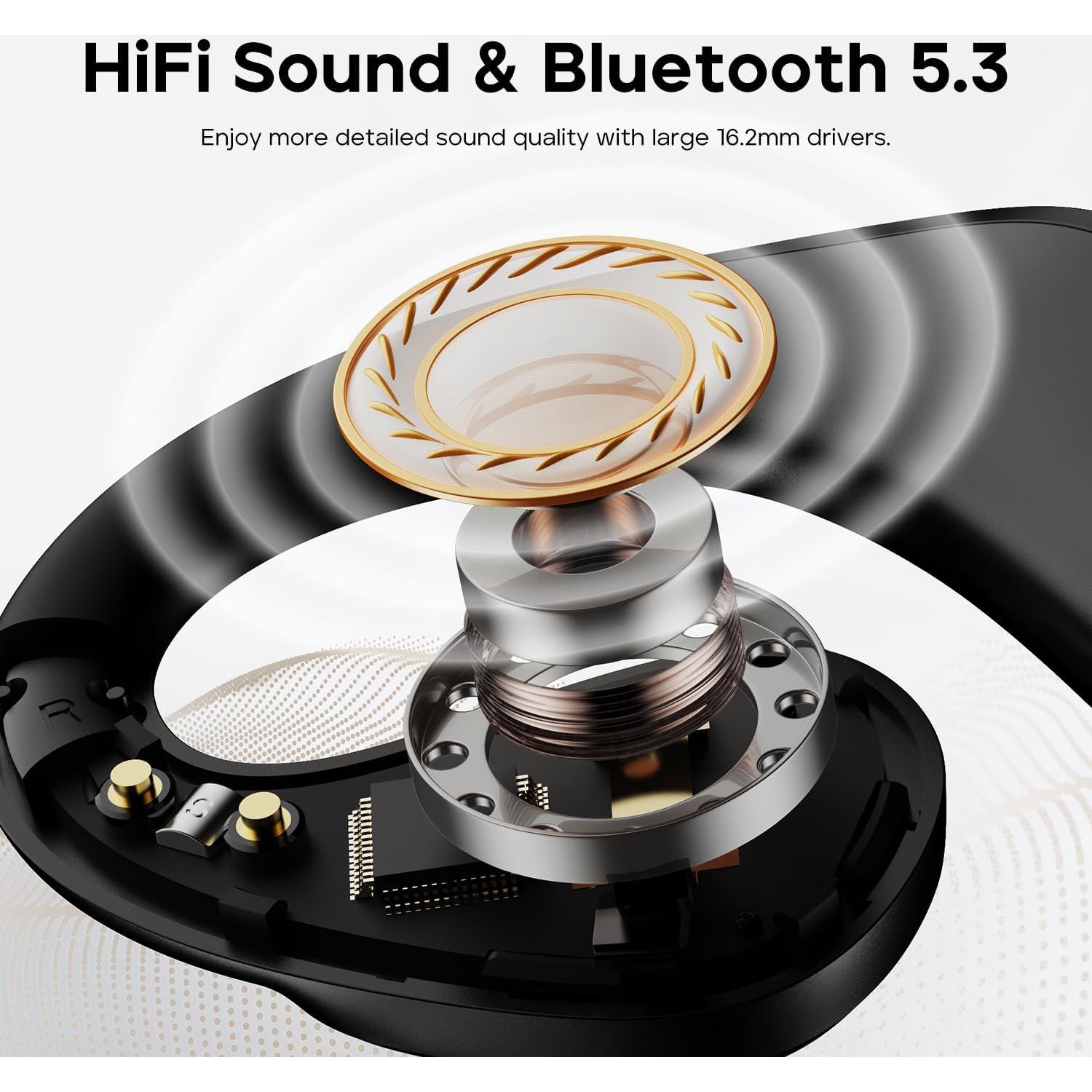 Auriculares Inalámbricos Tribit OpenGo, Bluetooth 5.3, IPX5