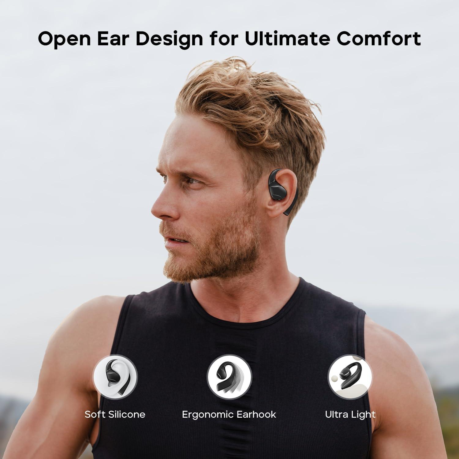 Auriculares Inalámbricos Tribit OpenGo, Bluetooth 5.3, IPX5