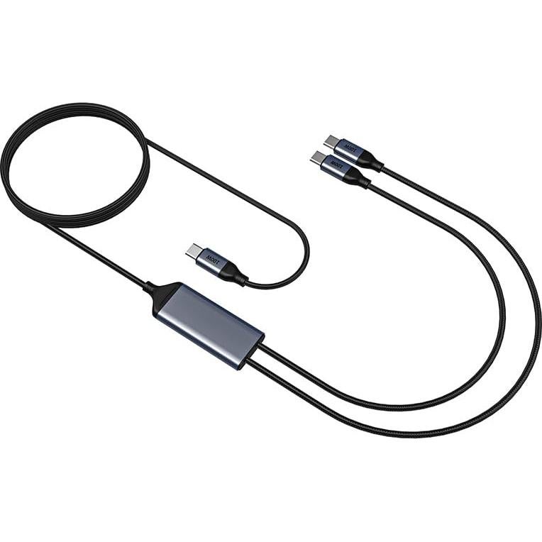 Cable Divisor USB-C 1,52m OMNIHIL Compatible Altavoz Bluetooth