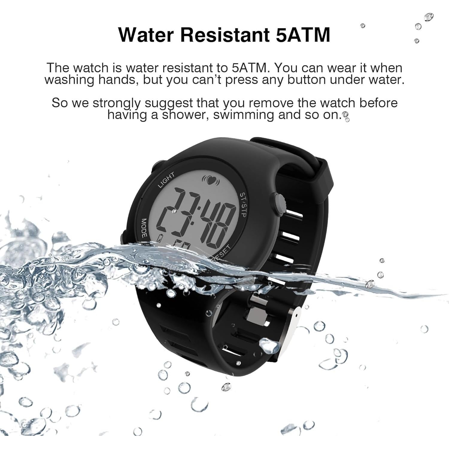 Monitor de Frecuencia Cardíaca EZON T037A11 con Correa de Pecho