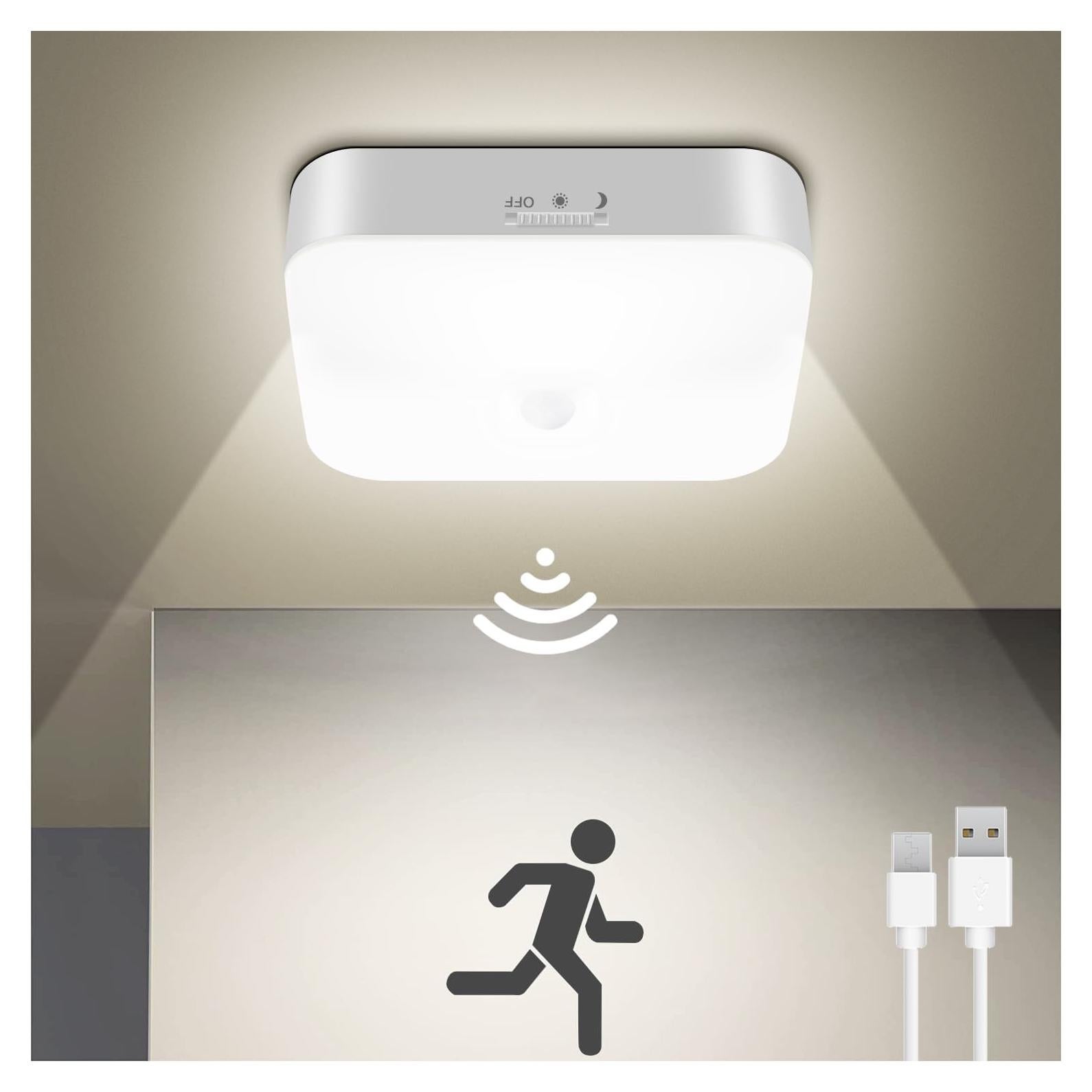 Luz de Techo Inalámbrica WhitePoplar con Sensor de Movimiento 500LM