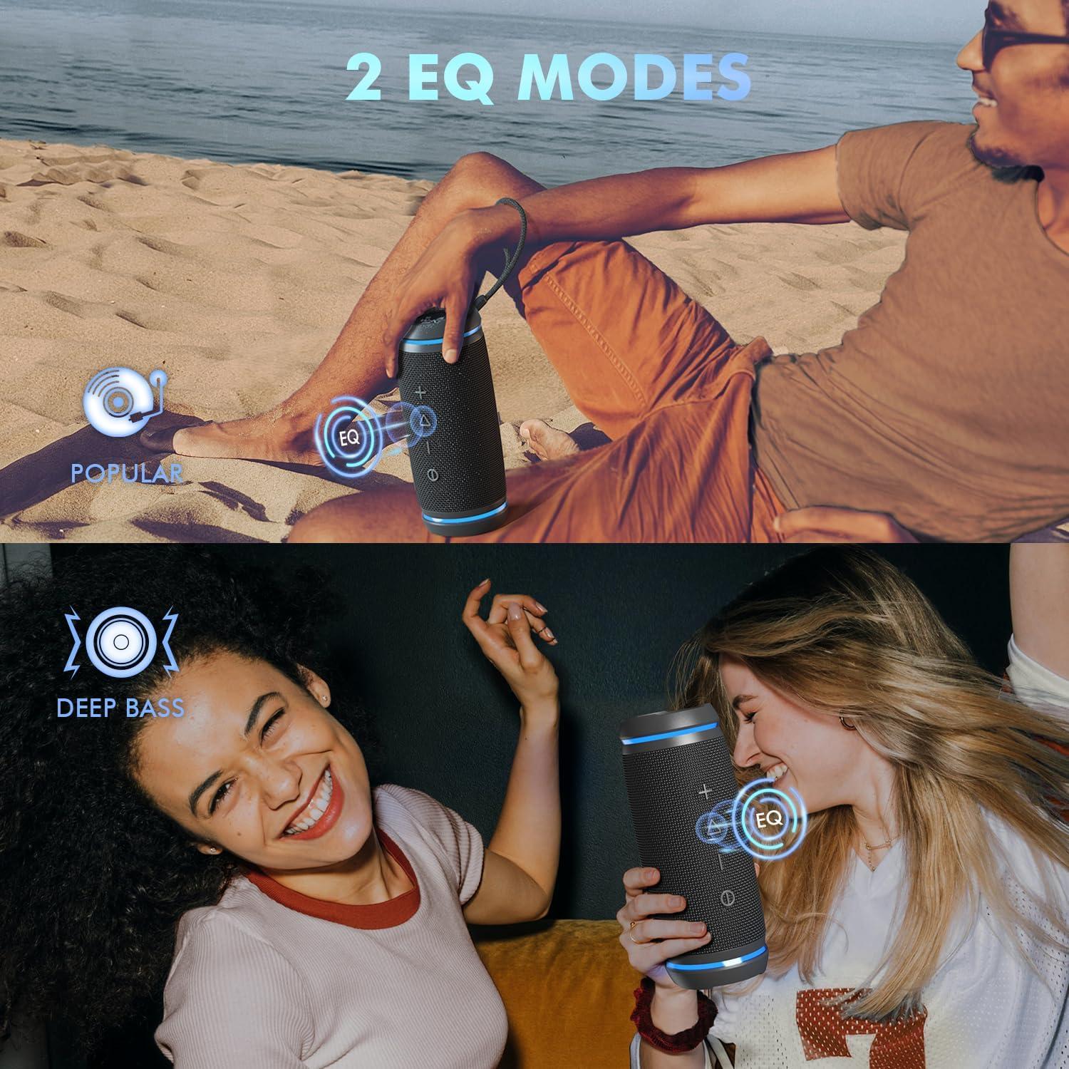 Altavoz Portátil Bluetooth W-KING BT226 36W Impermeable IPX6