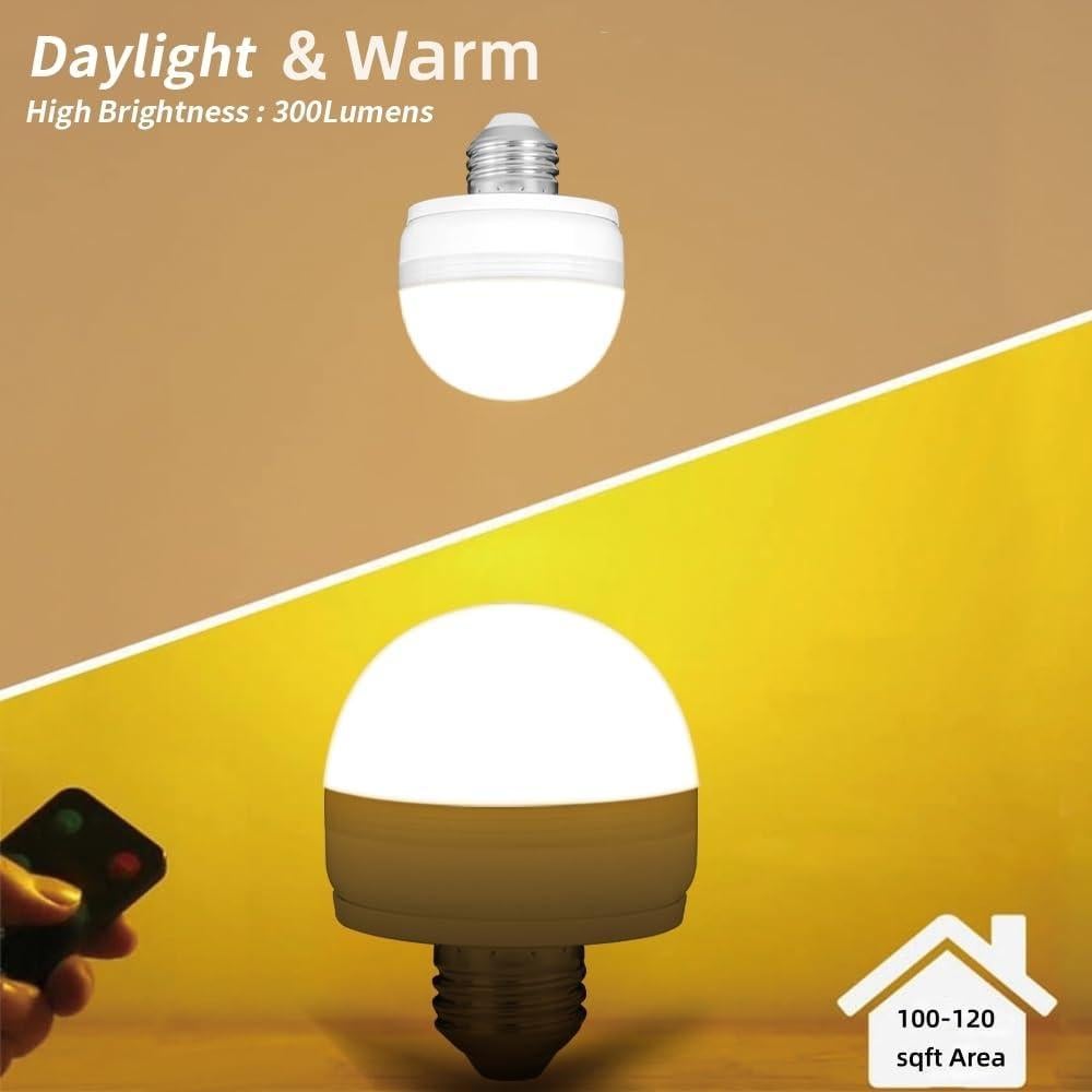 Lámpara LED Recargable BLUEYE E26, 300LM, 40W, Control Remoto