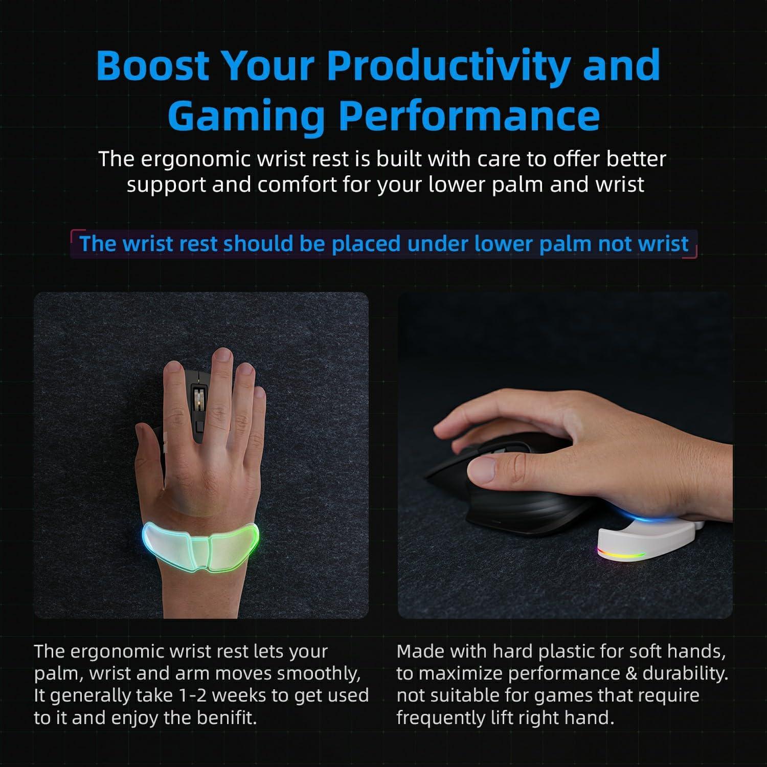 Reposapulgares Ergonómico IFYOO HornsX1 RGB para Mano Derecha