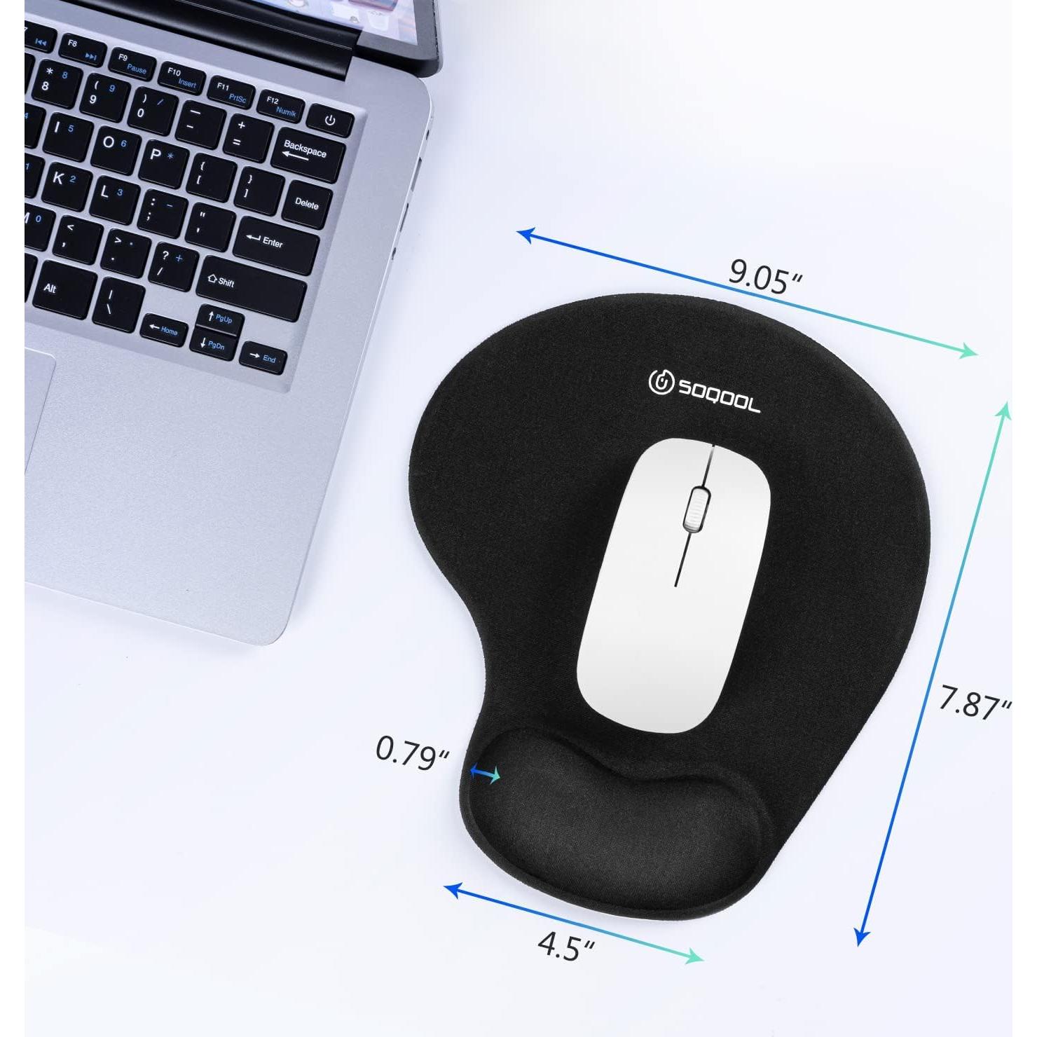 Almohadilla para Mouse Soqool Ergonómica con Soporte de Gel