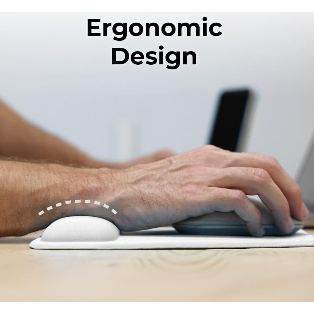 Alfombrilla Ergonómica BLACK+DECKER con Soporte para Muñeca