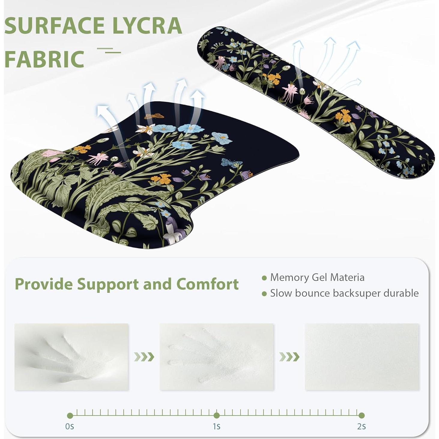 Juego de Alfombrillas de Ratón EYROZILL 3 en 1 Ergonómico