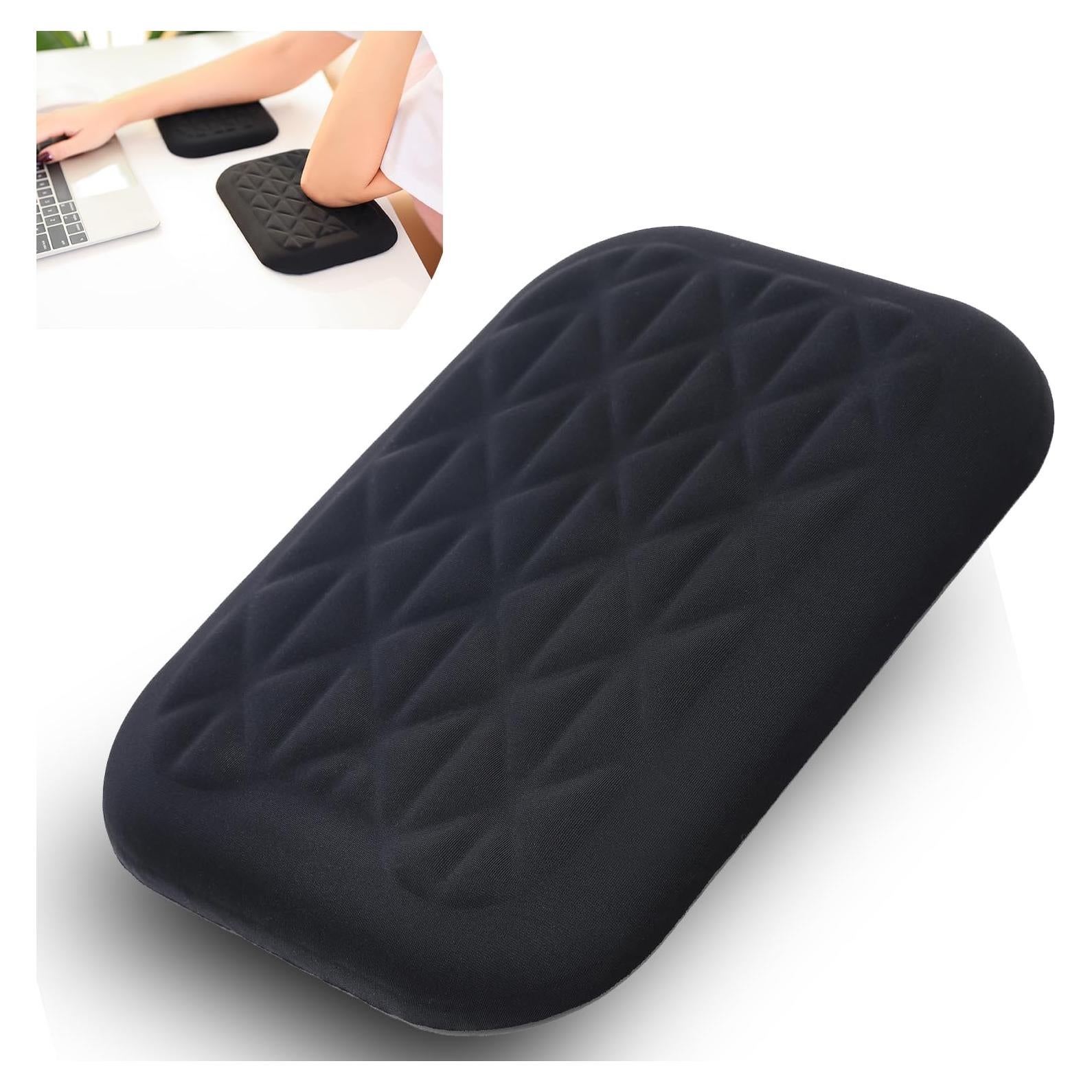 Almohadilla ergonómica LargeLeaf para muñeca y codo negra