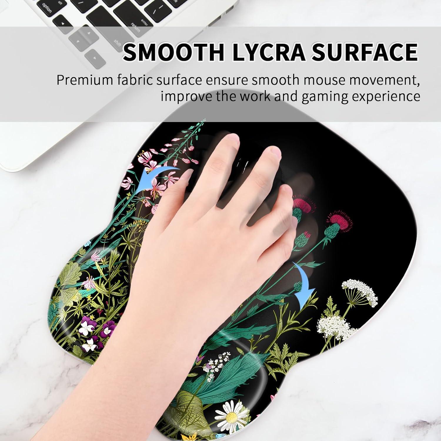 Almohadilla Ergonómica EooCoo con Soporte para Muñeca 24,5x21cm