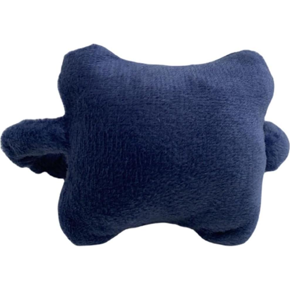 6 Reposamuñecas para Teclado Nocwpsi Azul Oscuro Felpa