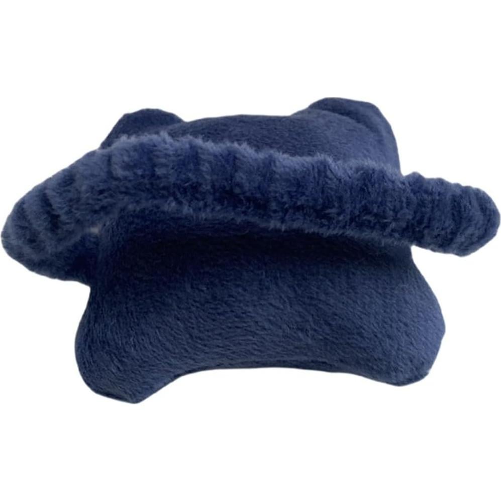 6 Reposamuñecas para Teclado Nocwpsi Azul Oscuro Felpa