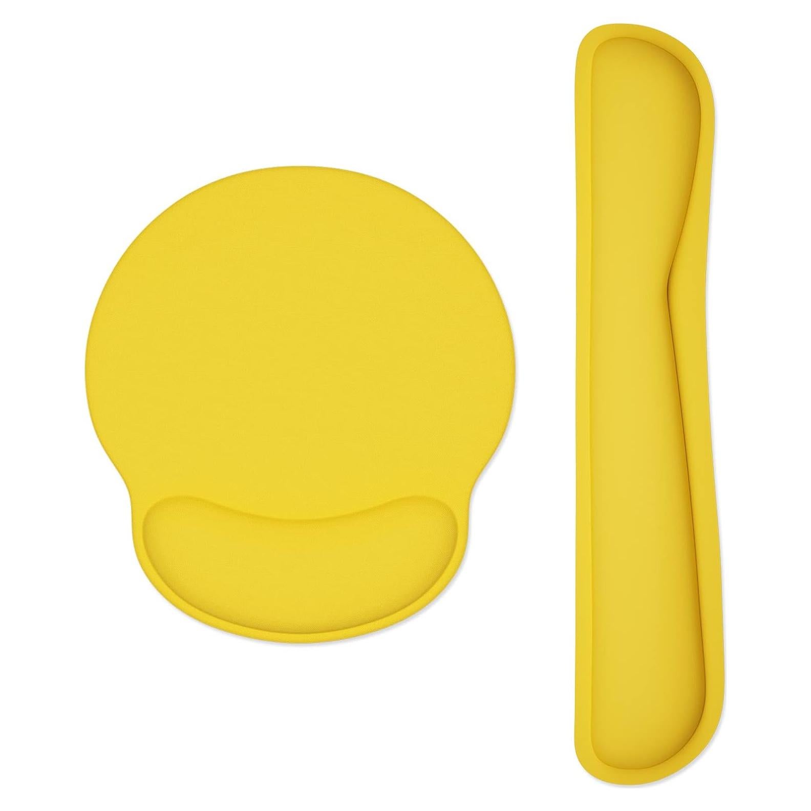 Reposamuñecas Ergonómico Dapesuom Amarillo Albaricoque