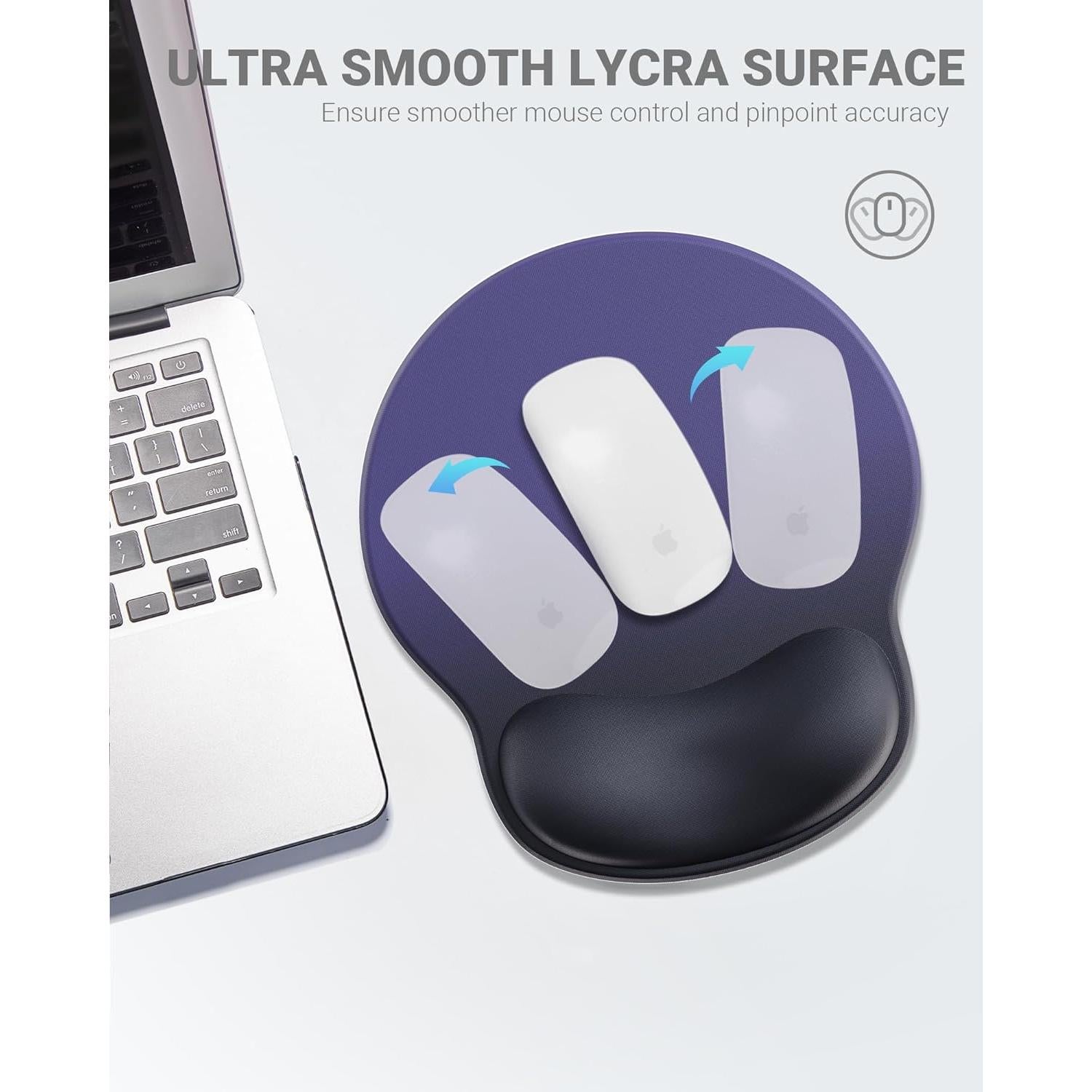 Almohadilla de Ratón Ergonómica Laborio con Soporte Azul