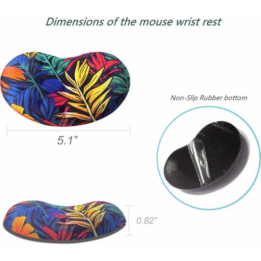 BRILA Almohadilla de Muñeca Ergonómica Espuma Viscoelástica